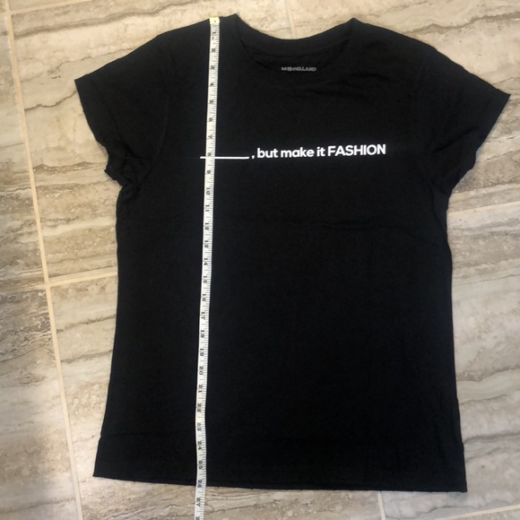 NWOT Tyra Banks ModelLand “__,but make it Fashion” Short Sleeve Tee Size Large - Picture 8 of 15